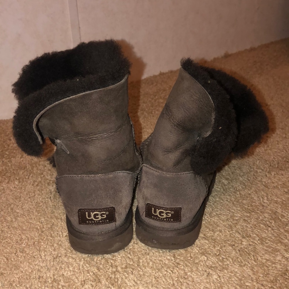 Brown Bailey Button Short Ugg Boot - image 3